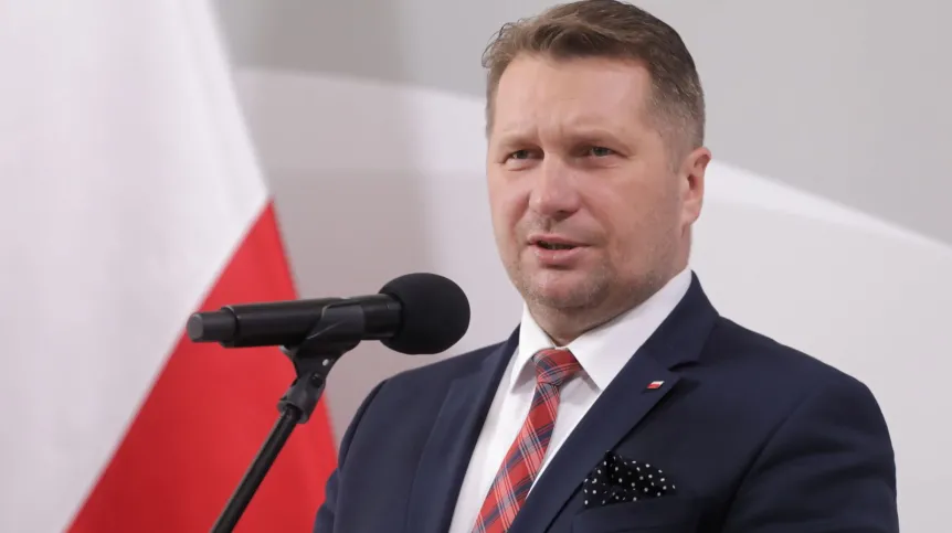  Minister edukacji i nauki Przemysław Czarnek. Fot. PAP/Albert Zawada