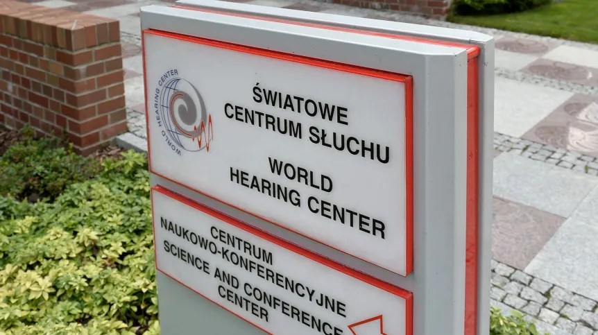 03.09.2014. Budynek Światowego Centrum Słuchu. PAP/Marcin Obara