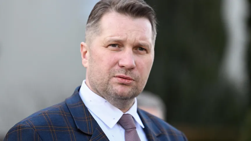 23.03.2022. Minister edukacji i nauki Przemysław Czarnek. PAP/Darek Delmanowicz