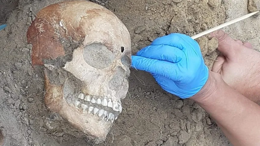 Female Skeleton From 17th Century Found With Padlocked Toe And A Sickle ...