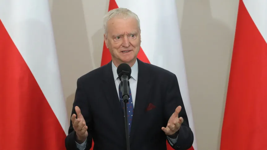 29.05.2023. Dyrektor kapituły Konkursu Teraz Polska prof. Michał Kleiber podczas uroczystości wręczenia nagród laureatom 33. edycji Konkursu „Teraz Polska” w Belwederze w Warszawie. PAP/Paweł Supernak