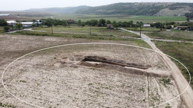 The range of the studied burial mound in Cheia, Dobrogea. Credit: Șt. Georgescu