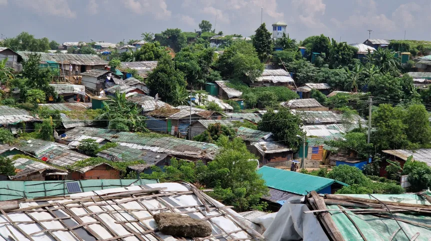 Camp in Bangladesh. Credit: Space Research Centre PAS