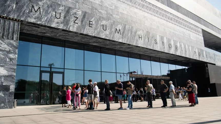 Warszawa, 29.09.2023. Festiwal Otwarcia Muzeum Historii Polski w gmachu muzeum na Cytadeli Warszawskiej w stolicy. PAP/Andrzej Lange