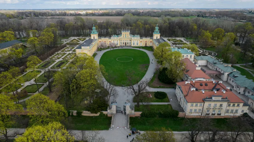 Miasteczko i Pałac Wilanów, Muzeum Pałacu Króla Jana III w Wilanowie, 23 bm. (rg/awol) PAP/Rafał Guz