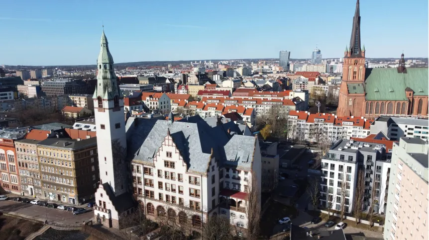 08.03.2021. Pomorski Uniwersytet Medyczny przy ul. Rybackiej 1 w Szczecinie. PAP/Marcin Bielecki