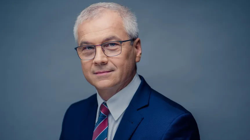 Na zdjęciu rektor Politechniki Śląskiej prof. Arkadiusz Mężyk. Fot. Wojciech Mateusiak.