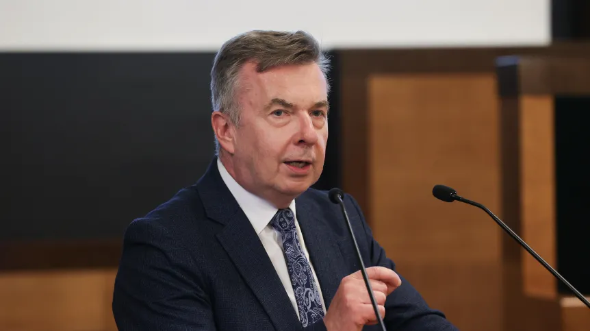 06.05.2024. Na zdjęciu minister nauki Dariusz Wieczorek. PAP/Art Service