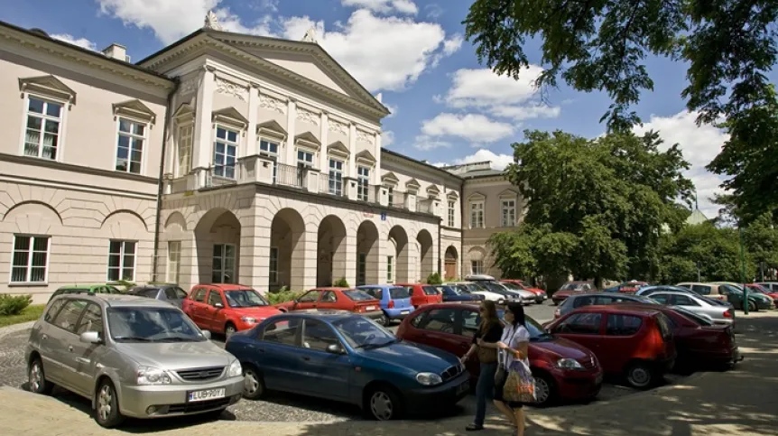 Wydział Politologii, Uniwersytet Marii Curie Skłodowskiej. (wroa) PAP/Wojciech Pacewicz