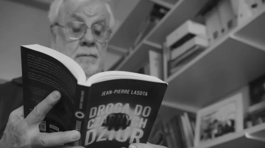 Na zdjęciu Jean-Pierre Lasota-Hirszowicz, fot. Astronarium. Źródło: urania.edu.pl
