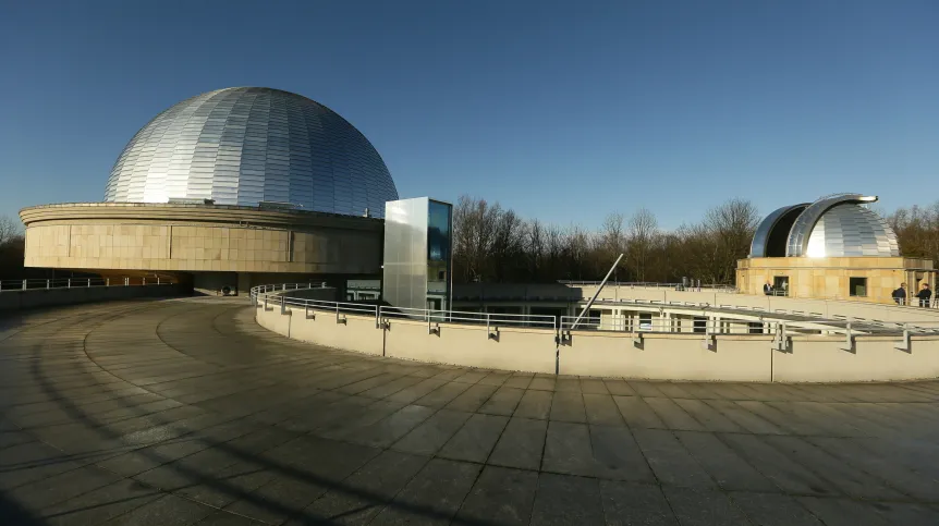 28.12.2023. Planetarium Śląskiego Parku Nauki w Chorzowie. PAP/Zbigniew Meissner