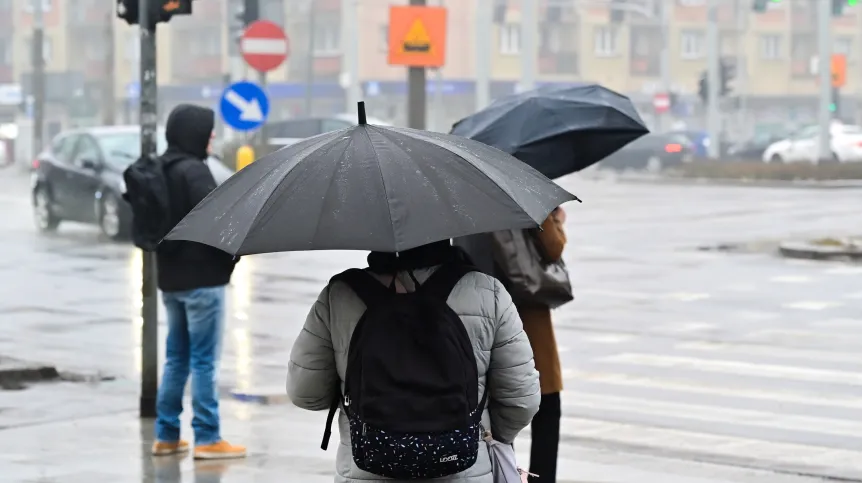 Po okresie minusowych temperatur nadeszła odwilż w Szczecinie (ad) PAP/Marcin Bielecki
