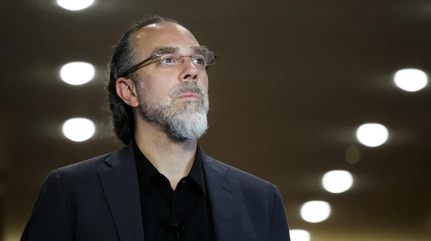 Na zdjęciu dr Astro Teller. EPA/JUSTIN LANE 17.05.2017