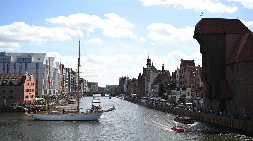 Fot. arch. Gdańsk, 20.06.2025. Żaglowiec „Generał Zaruski”.  Fot. PAP/Adam Warżawa