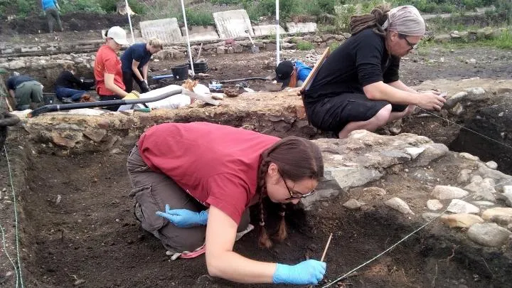 Numerous children's burials discovered in Libkovice are particularly difficult to study. Photo by P. Konczewski