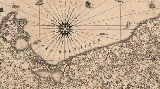 A map fragment; source: Journal of Maps