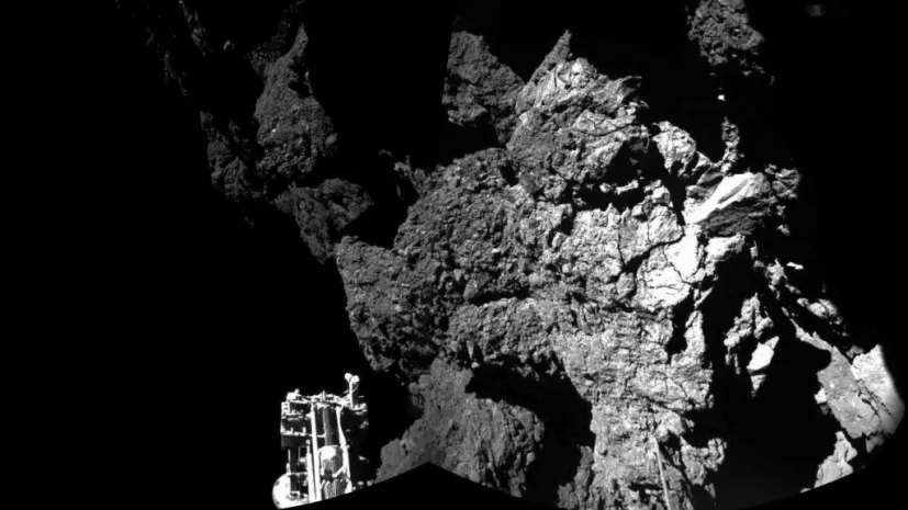 Fot. PAP/EPA/ ESA/Rosetta/Philae/CIVA 13.11.2014