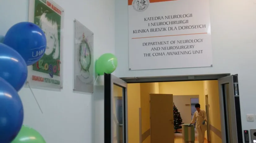 Klinikę &quot;Budzik&quot; dla dorosłych, pomagającą dorosłym pacjentom w śpiączce otwarto w kompleksie Uniwersyteckiego Szpitala Klinicznego w Olsztynie. Fot. PAP/Tomasz Waszczuk 21.12.2016