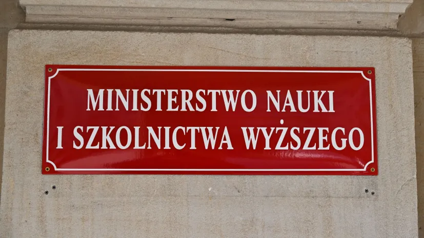 Warszawa, 20.03.2024. Siedziba Ministerstwa Nauki i Szkolnictwa Wyższego w Warszawie. PAP/Radek Pietruszka