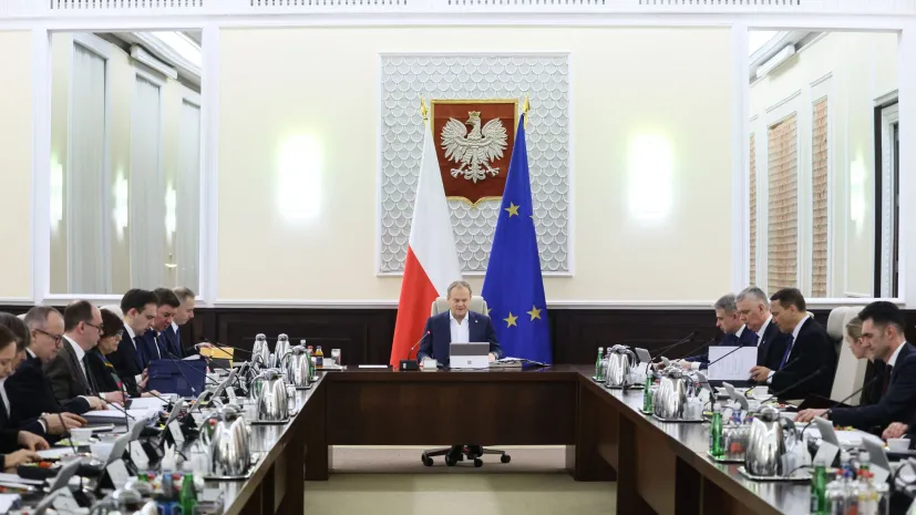 29.01.2025. Posiedzenie rządu w siedzibie Kancelarii Prezesa Rady Ministrów w Warszawie. PAP/Leszek Szymański