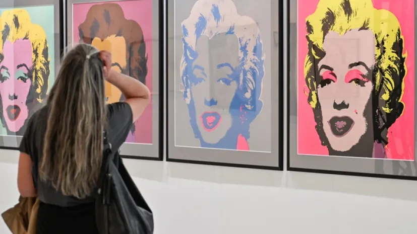 Prezentacja wystawy czasowej &quot;Andy Warhol. Dialog z pop-artem&quot; w Małopolskim Centrum Nauki Cogiteon w Krakowie. (amb) PAP/Art Service