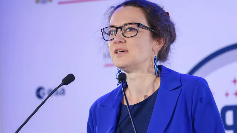 08.07.2025. Prezes Polskiej Agencji Kosmicznej Marta Ewa Wachowicz. PAP/Albert Zawada