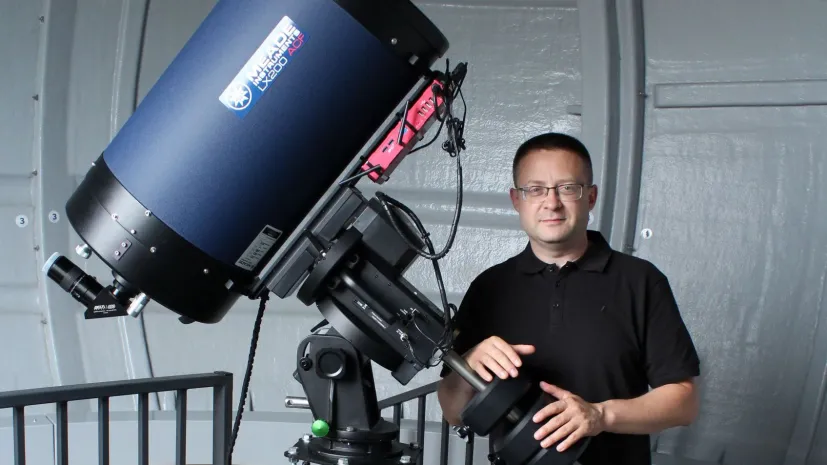 Na zdjęciu Adam Derdzikowski. Fot. archiwum prywatne