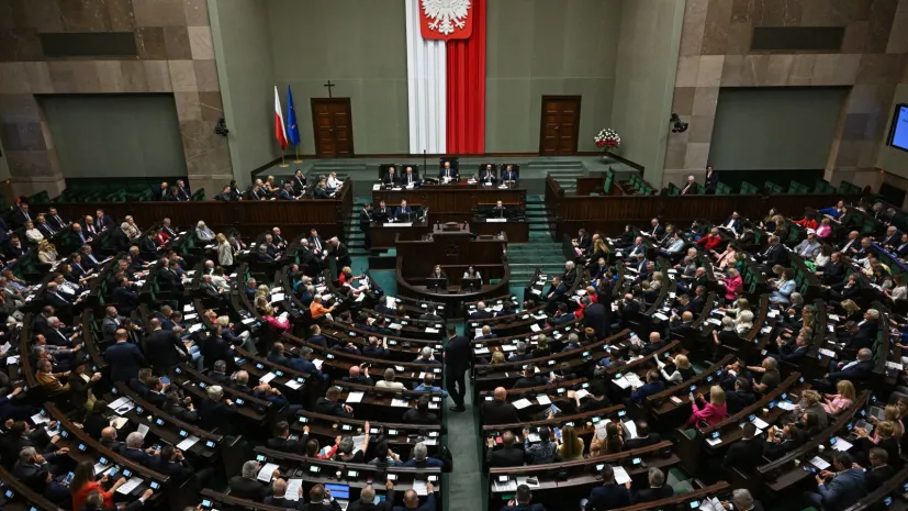 29.05.2026. Posłowie na sali posiedzeń Sejmu. PAP/Radek Pietruszka