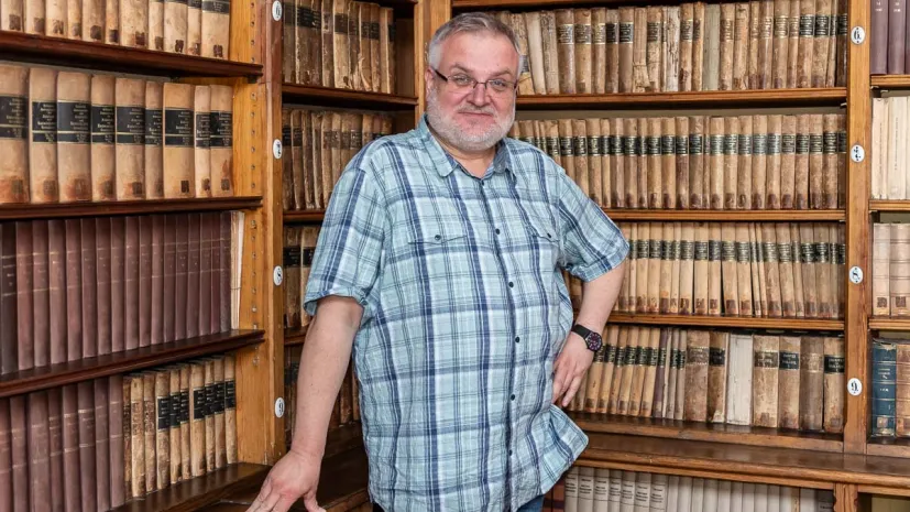 Na zdjęciu dr Paweł Dąbrowski. Fot. Tomasz Walów